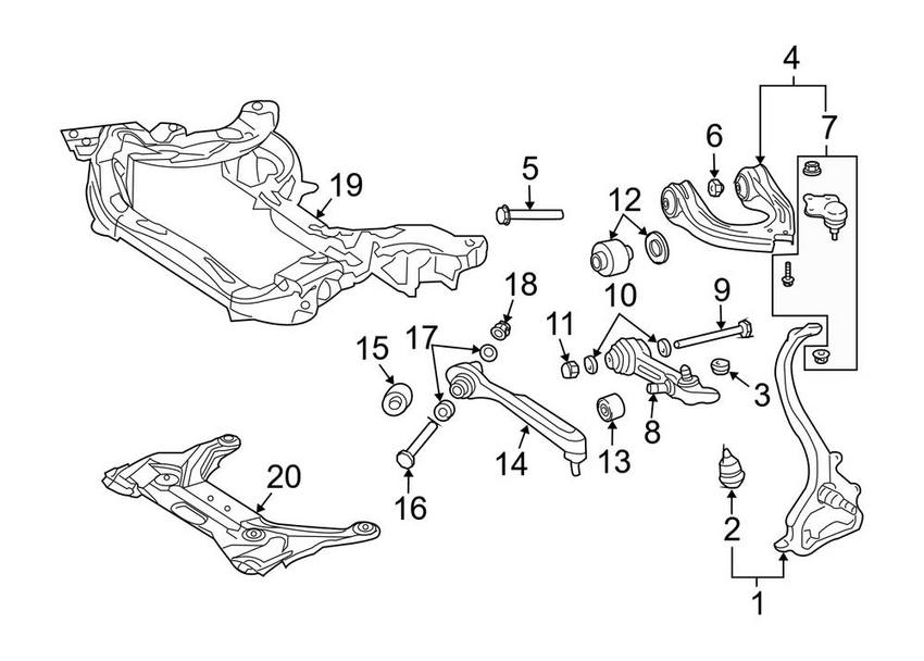 Mercedes Steering Knuckle - Front Passenger Right 2113306720